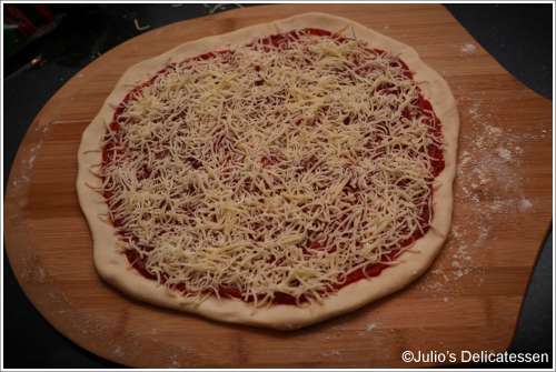 Ready to go into the KettlePizza